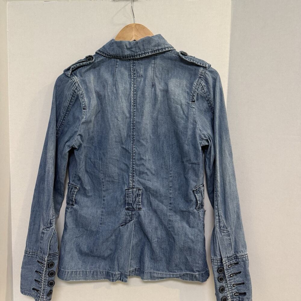 Lucky Brand Outdoor And Utility Women’s Denim Coat Size‎ S No. 80318 Lightweight - Picture 8 of 11